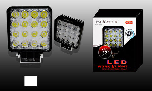 Luci Di Lavoro 48 Watt A Led Da Faro Quadrato Per Auto Barche Maxtech Led-s048 Auto e Moto/Parti per auto/Luci lampadine e indicatori/Lampadine/Lampadine per esterno Auto e Moto/Parti per auto/Luci lampadine e indicatori/Lampadine/Lampadine per esterno Trade Shop italia - Napoli, Commerciovirtuoso.it