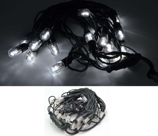 Luci di natale 5 mt catena Mega led professionale cavo nero cordoniera da esterno Casa e cucina/Decorazioni per interni/Addobbi e decorazioni per ricorrenze/Decorazioni natalizie/Luci natalizie/Catene luminose per interni MagiediNatale.it - Altamura, Commerciovirtuoso.it