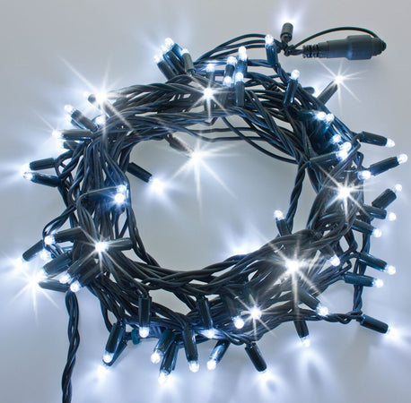 Luci di natale 6,5 mt catena Maxi led Flash professionale cavo verde per interno ed esterno Ø 7 mm Casa e cucina/Decorazioni per interni/Addobbi e decorazioni per ricorrenze/Decorazioni natalizie/Luci natalizie/Catene luminose per interni MagiediNatale.it - Altamura, Commerciovirtuoso.it