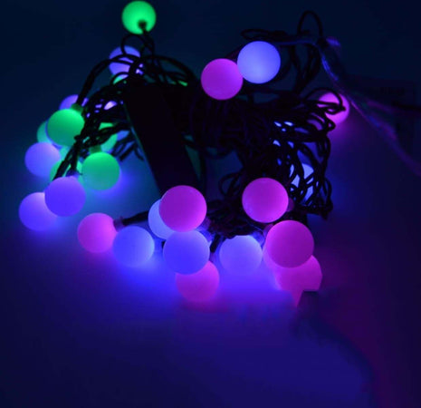 Luci di natale catena a led per interno ed esterno Sfere a led RGB Casa e cucina/Decorazioni per interni/Addobbi e decorazioni per ricorrenze/Decorazioni natalizie/Luci natalizie/Catene luminose per interni MagiediNatale.it - Altamura, Commerciovirtuoso.it