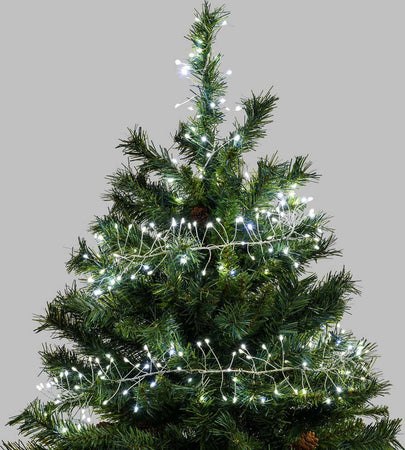 Luci di Natale catena luminosa cavo argento con micro led decorazione albero da esterno Casa e cucina/Decorazioni per interni/Addobbi e decorazioni per ricorrenze/Decorazioni natalizie/Luci natalizie/Catene luminose per interni MagiediNatale.it - Altamura, Commerciovirtuoso.it