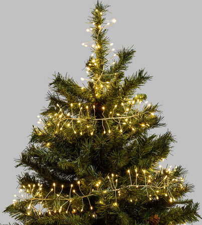 Luci di Natale catena luminosa cavo argento con micro led decorazione albero da esterno Casa e cucina/Decorazioni per interni/Addobbi e decorazioni per ricorrenze/Decorazioni natalizie/Luci natalizie/Catene luminose per interni MagiediNatale.it - Altamura, Commerciovirtuoso.it