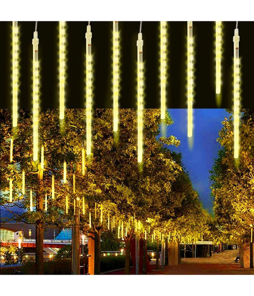 Luci Di Natale Da Esterno Natalizie Led Effetto Pioggia Stella Cadente Meteoriti