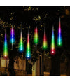 Luci Di Natale Da Esterno Natalizie Led Effetto Pioggia Stella Cadente Multicolor