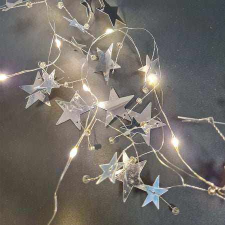 Luci di natale Micro Led e Stelle in metallo a batteria per interno Casa e cucina/Decorazioni per interni/Addobbi e decorazioni per ricorrenze/Decorazioni natalizie/Luci natalizie/Catene luminose per interni MagiediNatale.it - Altamura, Commerciovirtuoso.it