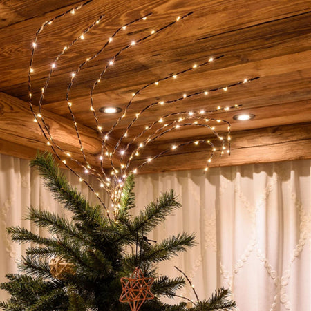 Luci di natale micro led ramo sferico decorazione rame 120 led luce calda 75 cm esterno Casa e cucina/Decorazioni per interni/Addobbi e decorazioni per ricorrenze/Decorazioni natalizie/Ghirlande e corone MagiediNatale.it - Altamura, Commerciovirtuoso.it