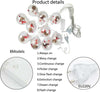 LUCI-DI-NATALE-SFERE-BABBO-NATALE-TENDA-NATALIZIA-LUMINOSA-LED-3MT-10-PALLE-LUCE-CALDA