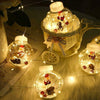LUCI-DI-NATALE-SFERE-BABBO-NATALE-TENDA-NATALIZIA-LUMINOSA-LED-3MT-10-PALLE-Multicolore