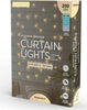 Luci-Di-Natale-Tende-A-Cascata-200led-Con-Sincronizzazione-Musicale-A-Batteria-Con-Telecomando-Luce-Caldo-O-Rgb