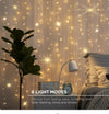 Luci-Di-Natale-Tende-A-Cascata-200led-Con-Sincronizzazione-Musicale-A-Batteria-Con-Telecomando-Luce-Caldo-O-Rgb