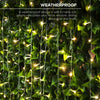 Luci-Di-Natale-Tende-A-Cascata-200led-Con-Sincronizzazione-Musicale-A-Batteria-Con-Telecomando-Luce-Caldo-O-Rgb