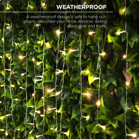 Luci-Di-Natale-Tende-A-Cascata-200led-Con-Sincronizzazione-Musicale-A-Batteria-Con-Telecomando-Luce-Caldo-O-Rgb
