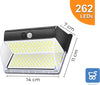 Luci Di Sicurezza Solare A 262 LED Per Esterni 3 Modalità Sensore Di Movimento Impermeabile 6000K