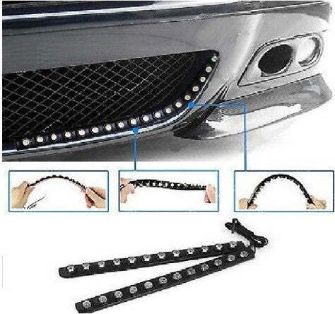 Luci Flessibili Auto 12 Led Diurne Alta Luminosita' Adesiva Waterproof Bianca Auto e Moto/Parti per auto/Luci lampadine e indicatori/Lampadine/Lampadine per esterno Trade Shop italia - Napoli, Commerciovirtuoso.it