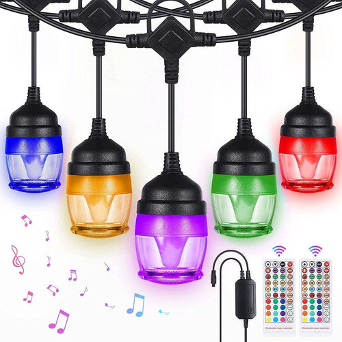 Luci Per Esterni A Led Rgb 14 Lampadine Dimmerabili Sincronizzate Impermeabili Articoli da Giardino > Illuminazione da esterno > Lampade per esterno Trade Shop italia - Napoli, Commerciovirtuoso.it