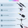 Luci Per Esterni A Led Rgb 14 Lampadine Dimmerabili Sincronizzate Impermeabili Articoli da Giardino > Illuminazione da esterno > Lampade per esterno Trade Shop italia - Napoli, Commerciovirtuoso.it