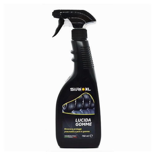 Lucida Gomme Da 750 Ml Rinnova Protegge Pneumatici Con Spray Per Auto Sir-lucg