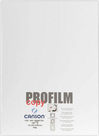 Lucidi C50 Profilm Copy per fotocopiatrici bianco-nero - 100 fogli A3 - senza retrofoglio - Canson Cancelleria e prodotti per ufficio/Archivio ufficio e accessori per scrivania/Lavagne e bacheche/Lucidi per lavagne luminose Eurocartuccia - Pavullo, Commerciovirtuoso.it