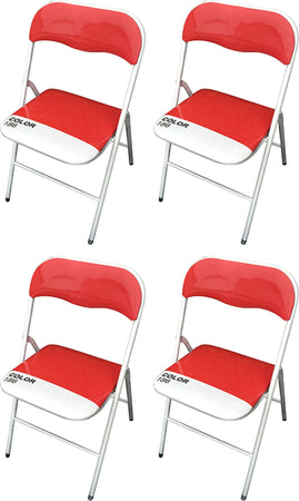 LUCIE---set-di-4-sedie-pieghevoli-salvaspazio-Rosso-Milani-Home