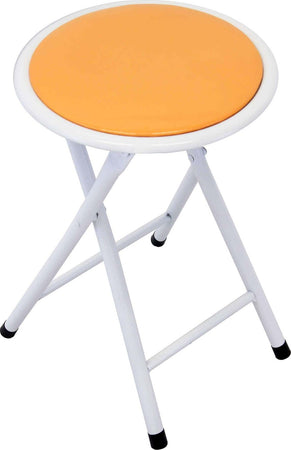 LUCIE---sgabello-pieghevole-salvaspazio-Arancione-Milani-Home