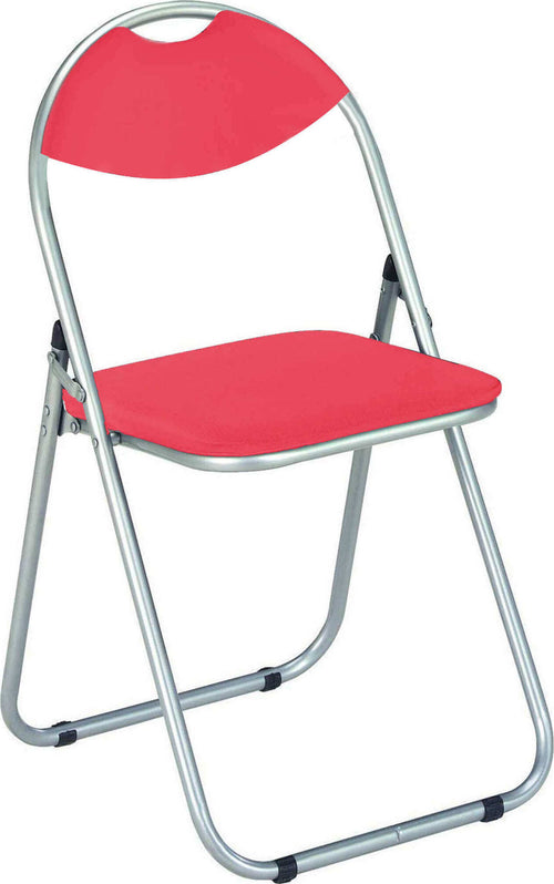 LUCIE-ROUND---sedia-pieghevole-salvaspazio-Rosso-Milani-Home