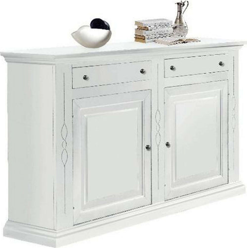 LUCY---credenza-in-legno-177x48x110-con-decoro-Bianco-Milani-Home