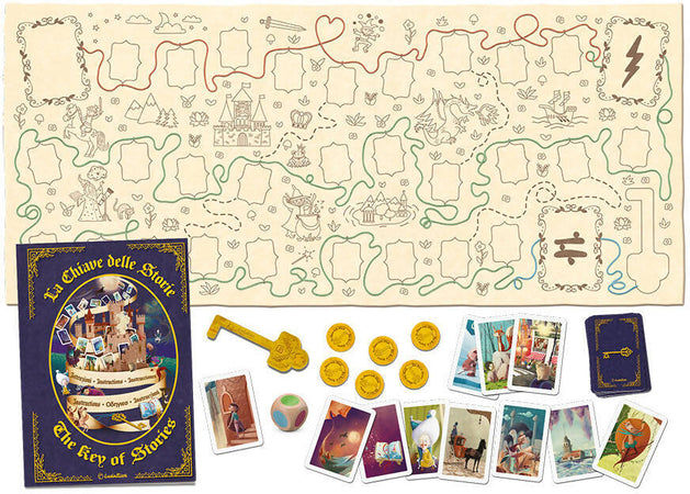 Ludattica Family Games La Chiave Delle Storie Gioco Di Società Per Bambini +5a