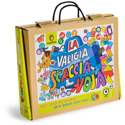 Ludattica La Valigia Scaccia Noia Valigetta Giocattolo Con 6 Giochi Di Società Per Bambini +4 Anni