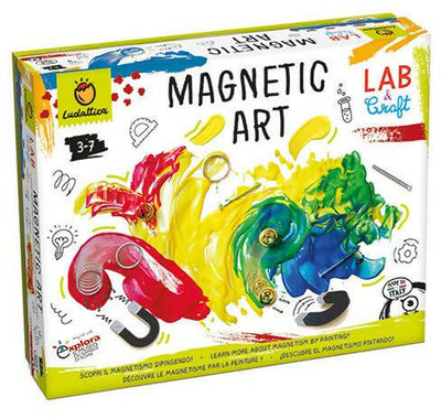 Ludattica Magnetic Art Gioco Magnetico laboratorio di Pittura Giocattolo Bambini 3+ Anni
