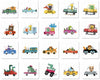 Ludattica Memory Box Automobili Gioco Classico Educativo Di Memoria per Bambini Da 3 Anni