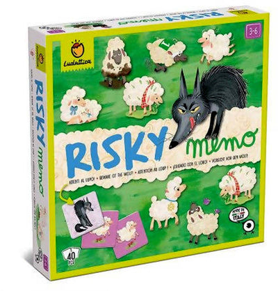 Ludattica Risky Memory Attenti Al Lupo Gioco Educativo Di Memoria Per Bambini Da 3 Anni
