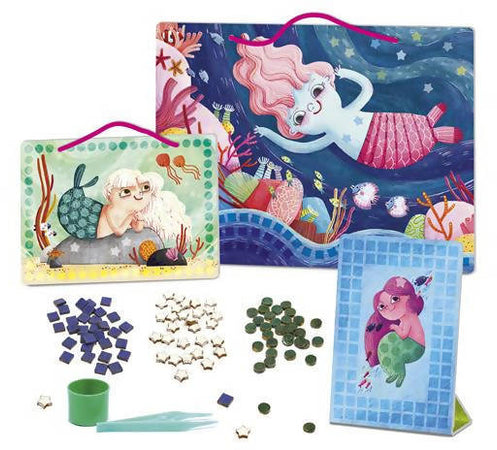 Ludattica Wonderful Mosaic Art Kit Per Costruzioni Da 3 Anni Con Tessere In Terracotta Gioco Educativo Stimola Creatività E Abilità Motorie