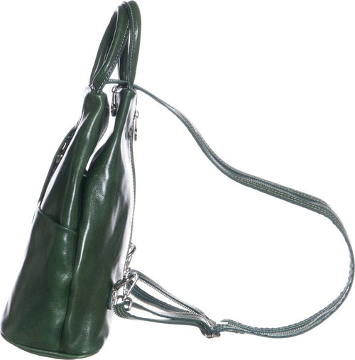 Ludo---Marsupio-Verde-In-Vera-Pelle