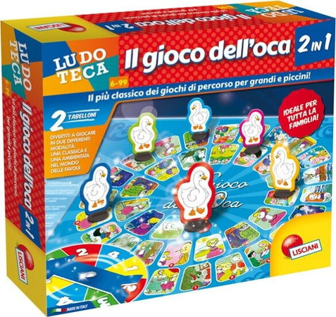 Ludoteca Gioco dell'Oca - Lisciani Giochi e giocattoli/Giochi da tavola di società e accessori/Giochi da tavolo/Giochi di società Eurocartuccia - Pavullo, Commerciovirtuoso.it
