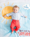 Copertina Lulujo Baby - You Are my Sunshine - in Mussola di Cotone con Kit Cards