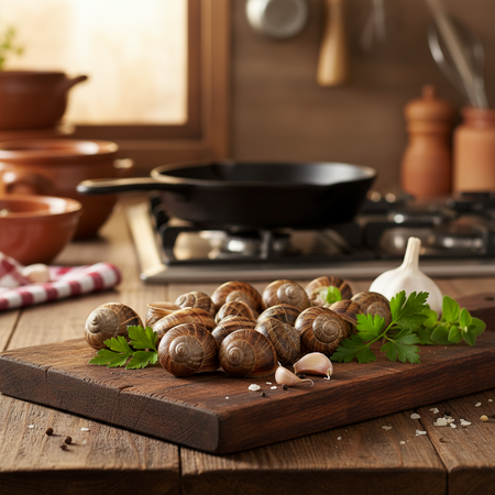 Lumache da Gastronomia Vignaiole Helix Aspersa 11-12 gr. Cad Pronte per la Cottura Filiera Lumache Italiane Coclè