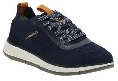 LUMBERJACK Sneaker uomo freebound in tessuto blu navy