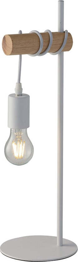 Lume Arizona Bianco 1Xe27 16X50,5Cm Illuminazione/Illuminazione per interni/Lampade/Lampade da tavolo e abat-jour Led Mall Home - Napoli, Commerciovirtuoso.it