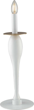 Lume Armstrong Bianco 1Xe14 18X45Cm Illuminazione/Illuminazione per interni/Lampade/Lampade da tavolo e abat-jour Led Mall Home - Napoli, Commerciovirtuoso.it