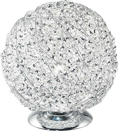 Lume Astra Cromo 1Xe27 20X21Cm Illuminazione/Illuminazione per interni/Lampade/Lampade da tavolo e abat-jour Led Mall Home - Napoli, Commerciovirtuoso.it