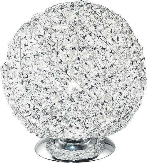 Lume Astra Cromo 1Xe27 20X21Cm Illuminazione/Illuminazione per interni/Lampade/Lampade da tavolo e abat-jour Led Mall Home - Napoli, Commerciovirtuoso.it