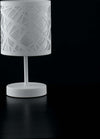 Lume Batik Bianco 1Xe14 13X19Cm Illuminazione/Illuminazione per interni/Lampade/Lampade da tavolo e abat-jour Led Mall Home - Napoli, Commerciovirtuoso.it