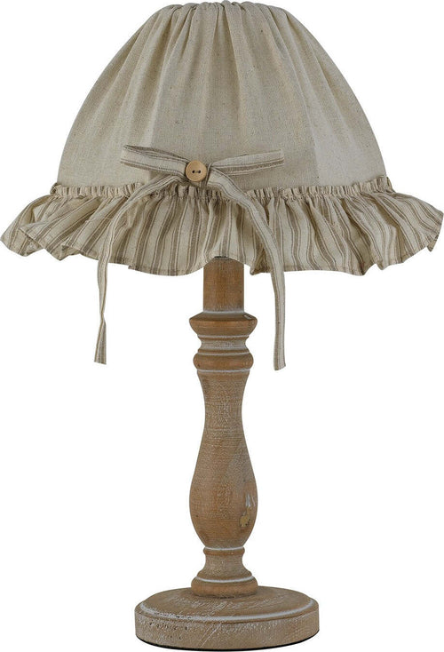 Lume Cherry Legno 1Xe27 22X41Cm Illuminazione/Illuminazione per interni/Lampade/Lampade da tavolo e abat-jour Led Mall Home - Napoli, Commerciovirtuoso.it