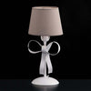Lume-Classico-Provenzale-Bianco-Shabby-Con-Paralumi-Tortora-1-Luce-Lucy