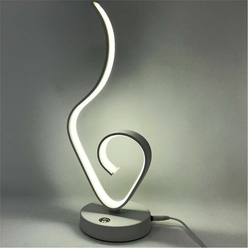 Lume-Da-Comodino-Stile-Moderno-9-W-Lumetto-Lampada-Led-Luce-Bianca-6500k-D04-f-Universo