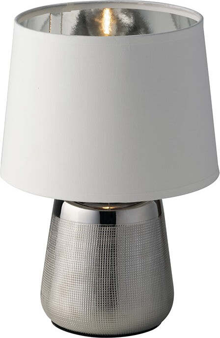 Lume Ecstasy Silver 1Xe14 17X29Cm Illuminazione/Illuminazione per interni/Lampade/Lampade da tavolo e abat-jour Led Mall Home - Napoli, Commerciovirtuoso.it