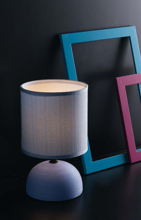 Lume Furore Azzurro 1Xe14 14X24Cm Illuminazione/Illuminazione per interni/Lampade/Lampade da tavolo e abat-jour Led Mall Home - Napoli, Commerciovirtuoso.it