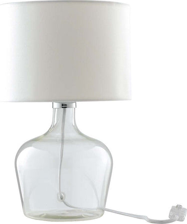 Lume Hendrix Bianco 1Xe27 23X37Cm Illuminazione/Illuminazione per interni/Lampade/Lampade da tavolo e abat-jour Led Mall Home - Napoli, Commerciovirtuoso.it