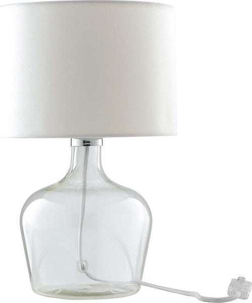 Lume Hendrix Bianco 1Xe27 23X37Cm Illuminazione/Illuminazione per interni/Lampade/Lampade da tavolo e abat-jour Led Mall Home - Napoli, Commerciovirtuoso.it