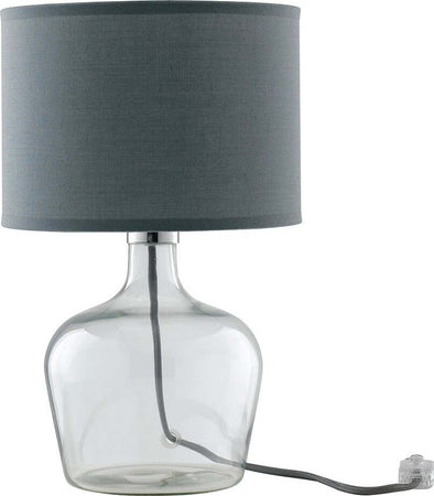 Lume Hendrix Grigio 1Xe27 23X37Cm Illuminazione/Illuminazione per interni/Lampade/Lampade da tavolo e abat-jour Led Mall Home - Napoli, Commerciovirtuoso.it